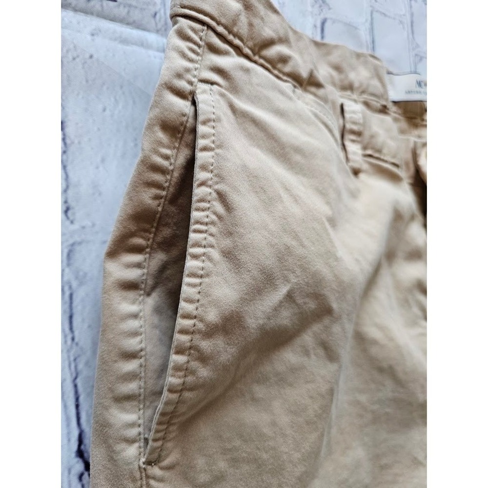 Arturo Calle Aiden Slim Fit Chino Pants Mens 32x32 Tan Khaki Cotton Trousers - Picture 6 of 14